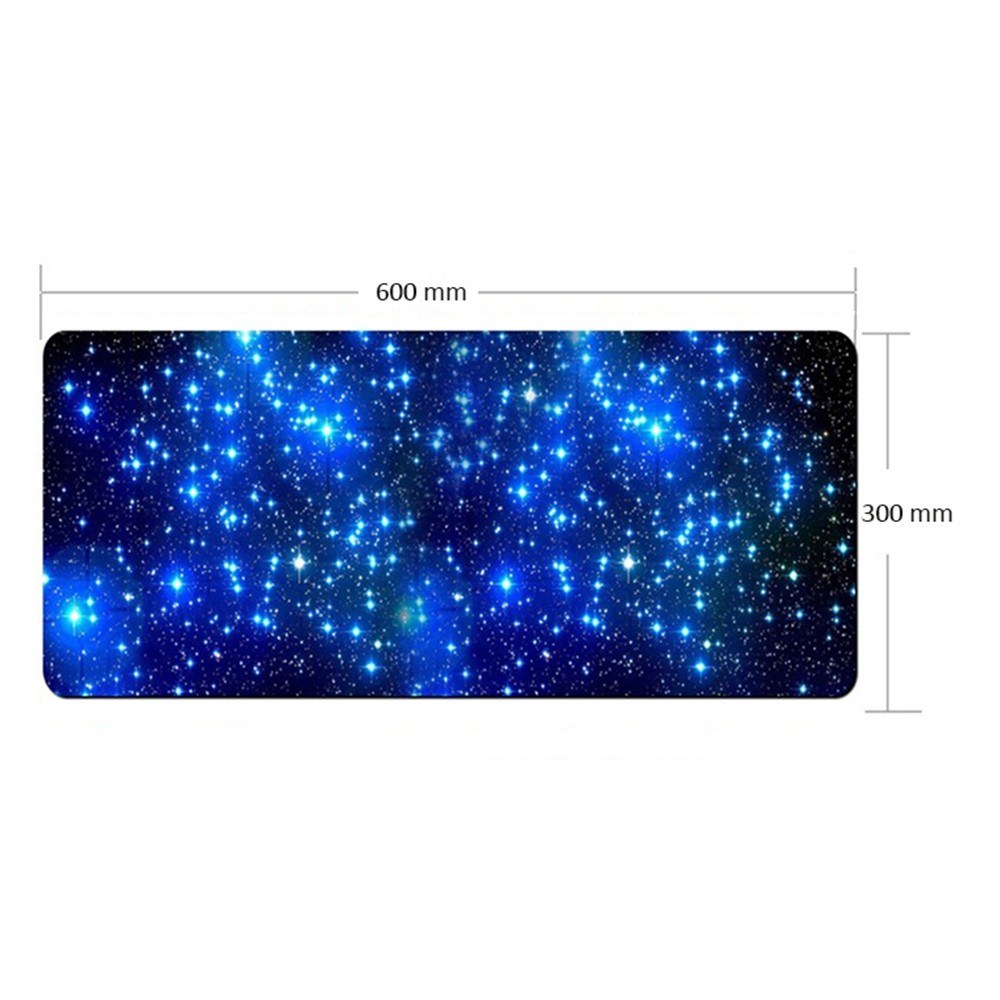 Starry Sky Picture Locking Edge Anti-Slip Gaming Mouse Pad Mat for PC Computer Laptop MackBook - Size: 600 x 300mm
Starry Sky Picture Locking Edge Anti-Slip Gaming Mouse Pad Mat for PC Computer Laptop MackBook - Size: 600 x 300mm