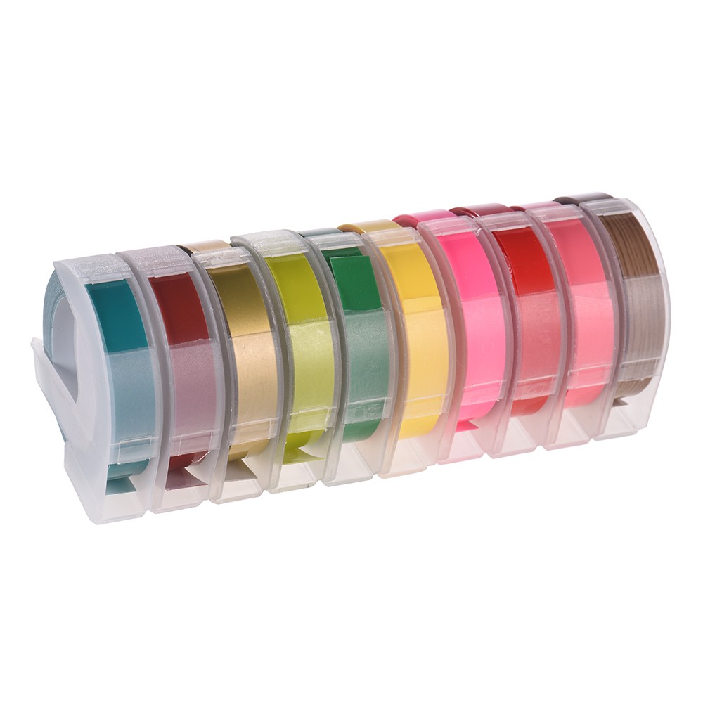 3D Plastic Embossing Label Tape Refill for DYMO 12965 1610 Label Maker - 10 Roll/Random
3D Plastic Embossing Label Tape Refill for DYMO 12965 1610 Label Maker - 10 Roll/Random