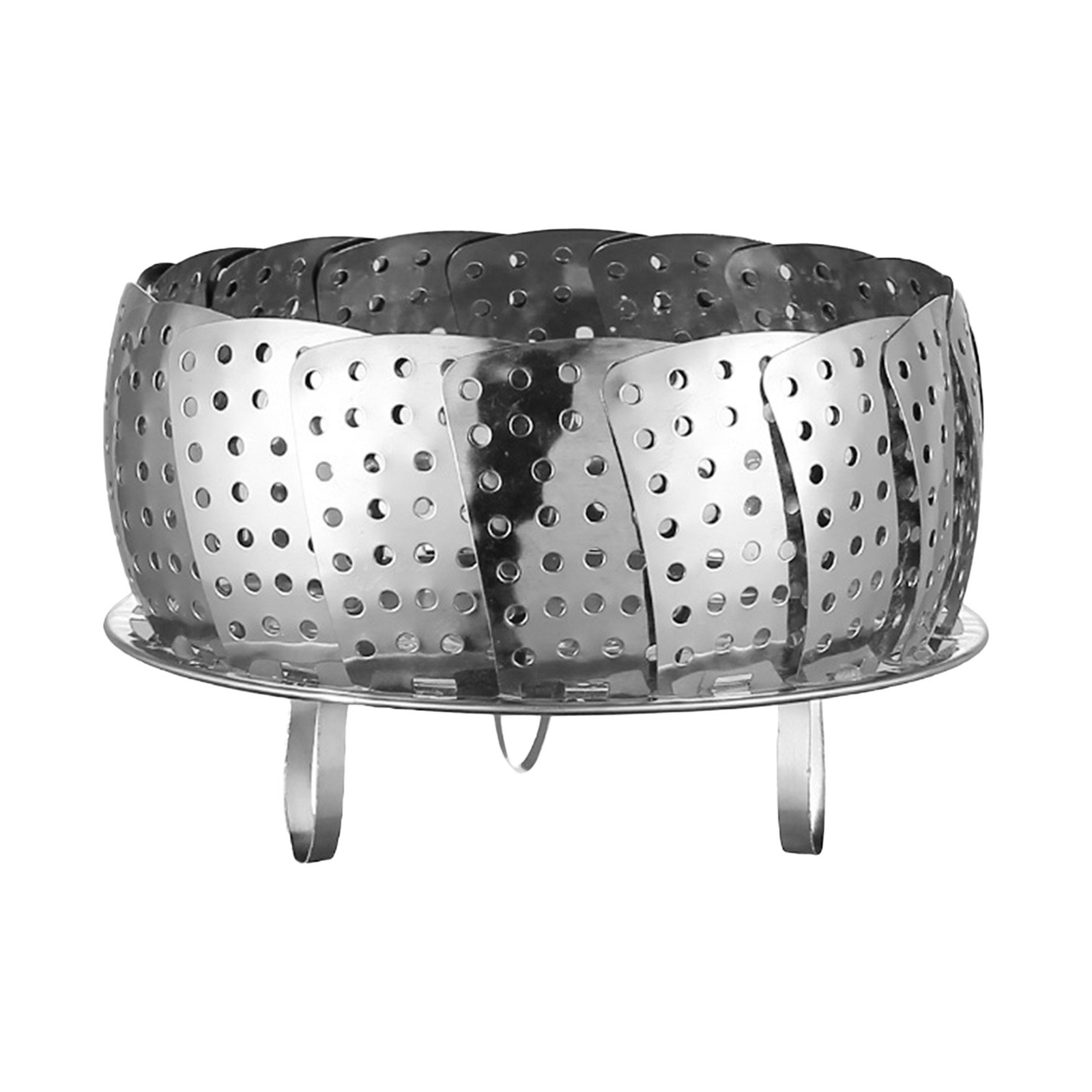 Stainless Steel Steamer Basket Adjustable Collapsible Steamer Folding Rack Colander (without Certification) - Large
Stainless Steel Steamer Basket Adjustable Collapsible Steamer Folding Rack Colander (without Certification) - Large