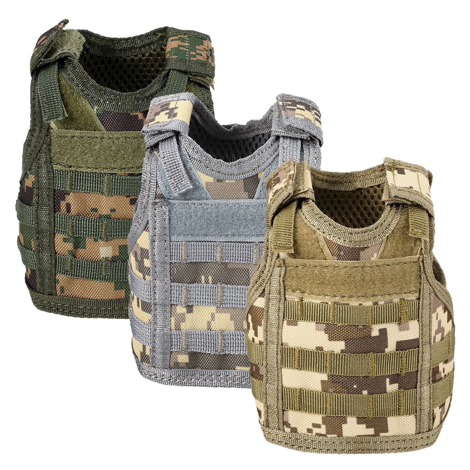 3 Pack Mini Molle Weste Taktische Weihnachtsbier Flasche Bier Weste Bedeckung Militär Persönliche Flasche Getränke Set
3 Pack Mini Molle Weste Taktische Weihnachtsbier Flasche Bier Weste Bedeckung Militär Persönliche Flasche Getränke Set