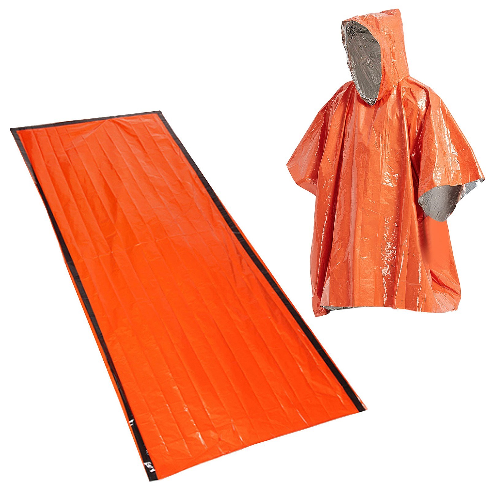 Notfallüberleben Leben Poncho Wasserdichte Campingausrüstung Outdoor Decke Wiederverwendbare Thermische Poncho Raincoat Mit Schlafsack - Typ 1
Notfallüberleben Leben Poncho Wasserdichte Campingausrüstung Outdoor Decke Wiederverwendbare Thermische Poncho Raincoat Mit Schlafsack - Typ 1