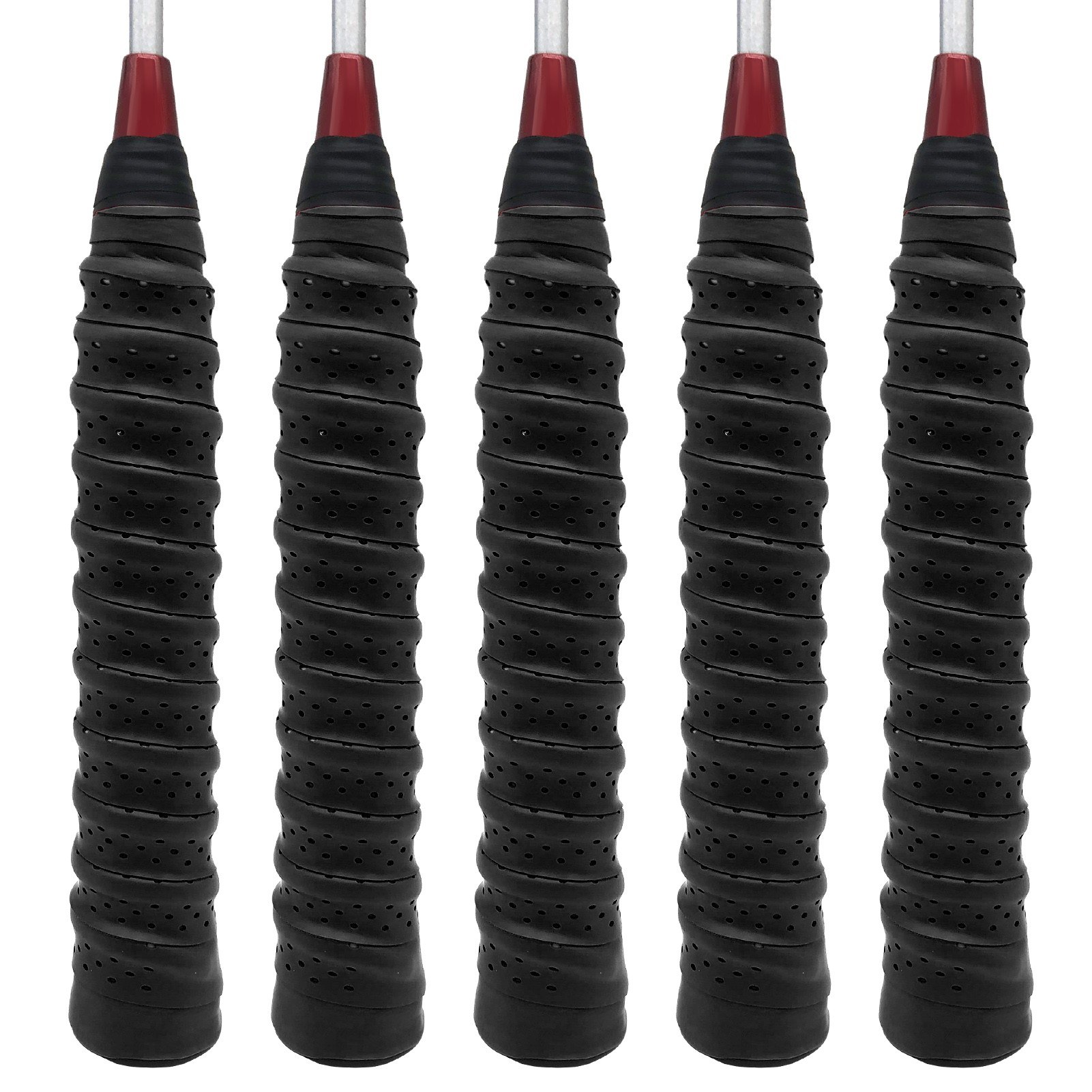 Tennisschläger Grip Tape Overgrip Anti-schlupf-grip-klebeband Absorbieren Schweißbands Badminton Racket - Schwarz/5pcs
Tennisschläger Grip Tape Overgrip Anti-schlupf-grip-klebeband Absorbieren Schweißbands Badminton Racket - Schwarz/5pcs