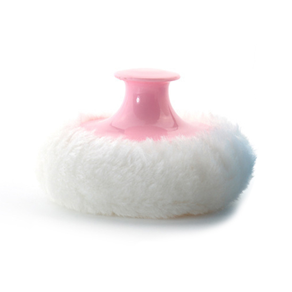 

Abs+faser Weiche Flauschige Pulver Puff Losen Pulverkörper Kosmetische Make -up -pulver -puff Mit Griff - Rosa