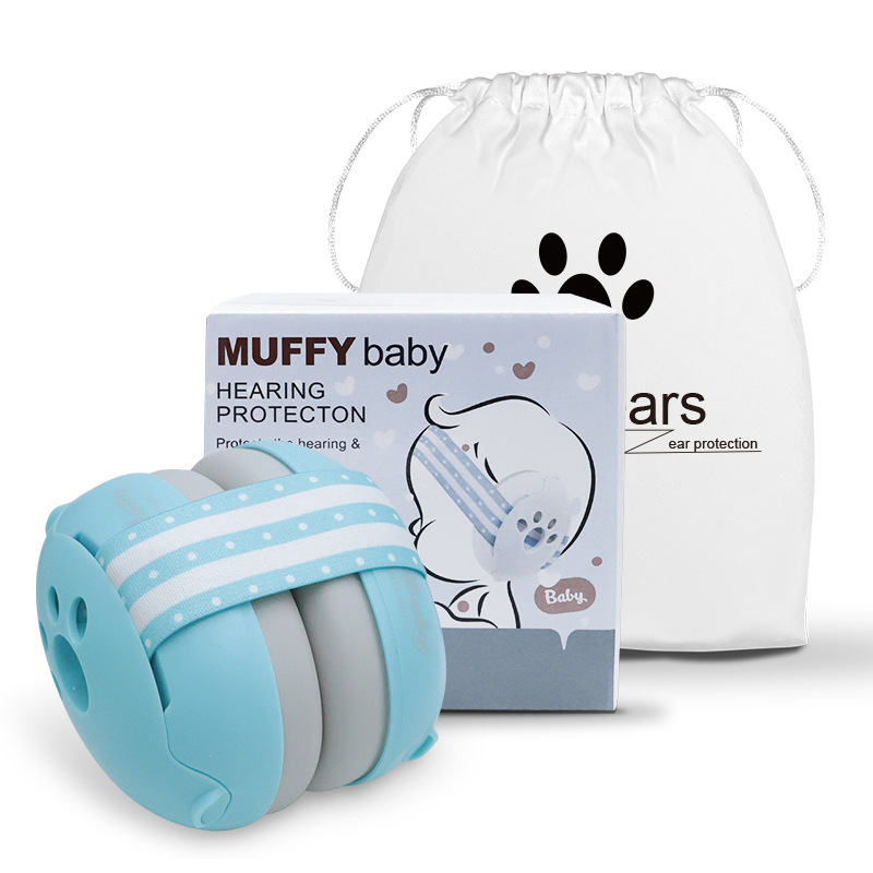 

Baby -ohrschutzgeräuschreduktion Ohrschützer Hörschutz Schlaf Ohrschützer - Blau