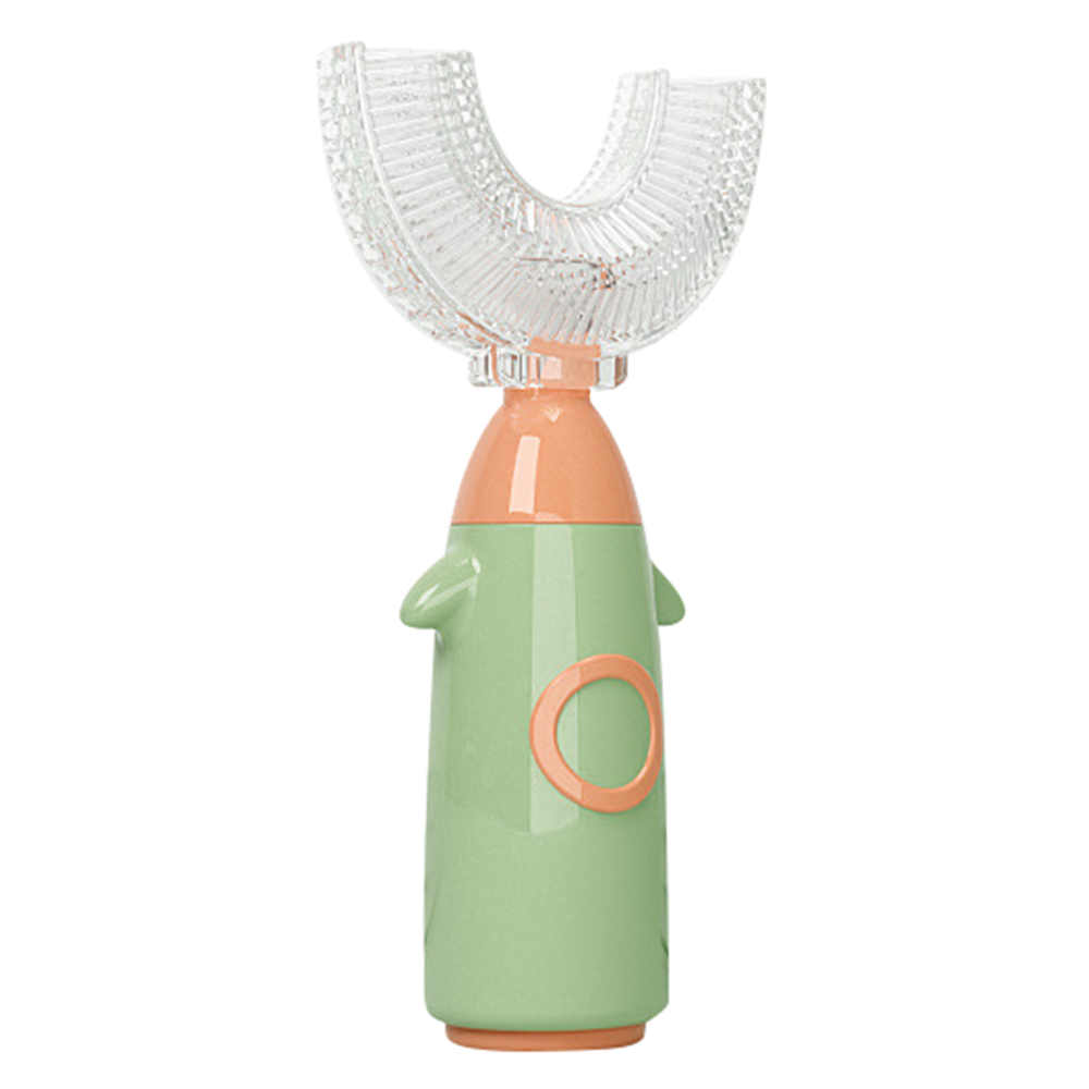 

Kinder Weiche Silikonbürstenkopf U-förmige Manuelle Zahnbürste Für Kids st (BPA Free, Keine FDA Zertifiziert) - Grün / L