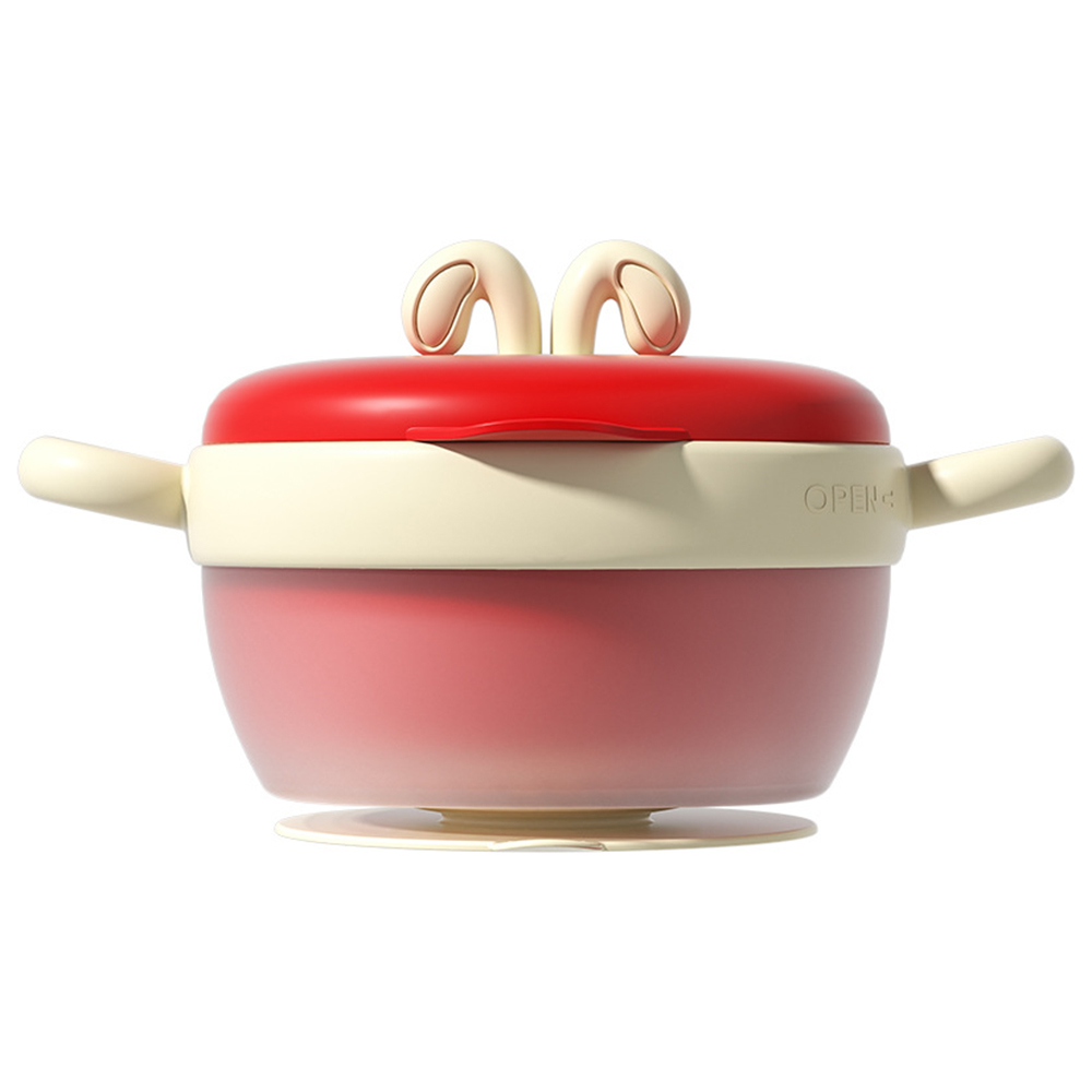 

Konstante Temperatur Wassereinspritzung Baby Isolation Bowl Saugnapfschale (bpa-frei, Keine Fda-zertifizierung) - Rot