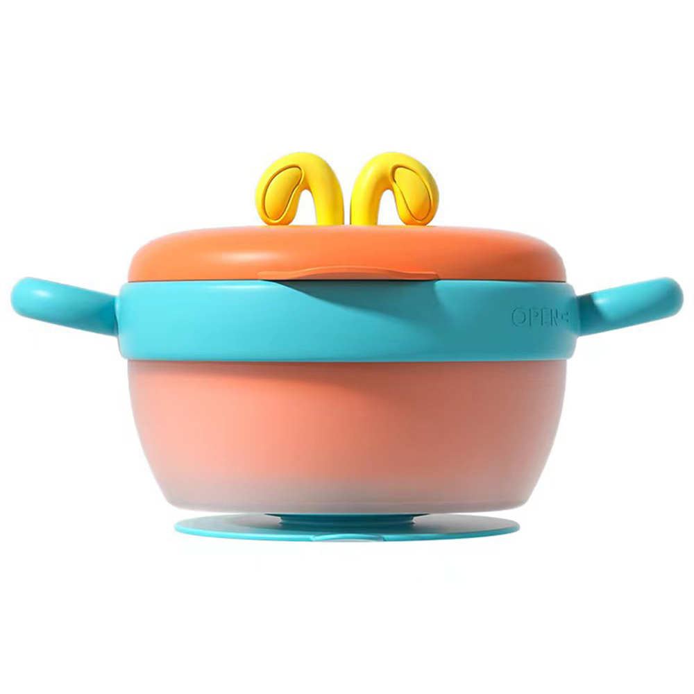 

Konstante Temperatur Wassereinspritzung Baby Isolation Bowl Saugnapfschale (bpa-frei, Keine Fda-zertifizierung) - Orange