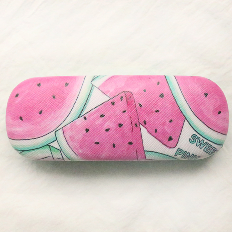 

Фруктовые Серии pu Gchenses Caste Compression Coase Eglasses Case - Арбуз