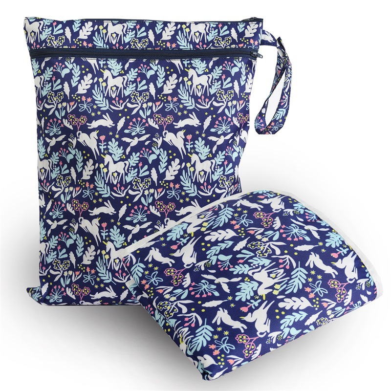 

Pad De Couches Étanches Portatives Pour Bébé Nouveau-né (avec Sac De Rangement) - Lapin Bleu