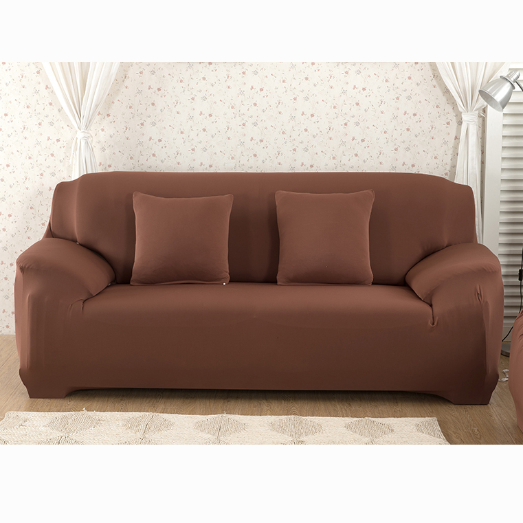 

Fabric Elastic Full-cover Anti-skid Sofa Cushion Cover - Three People Sofa / Light Coffee
