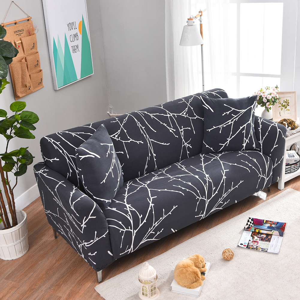 

Sofa Slipcovers Washable Polypropylene Fiber Couch Cover - Size: 190 x 230cm / Plum Blossom