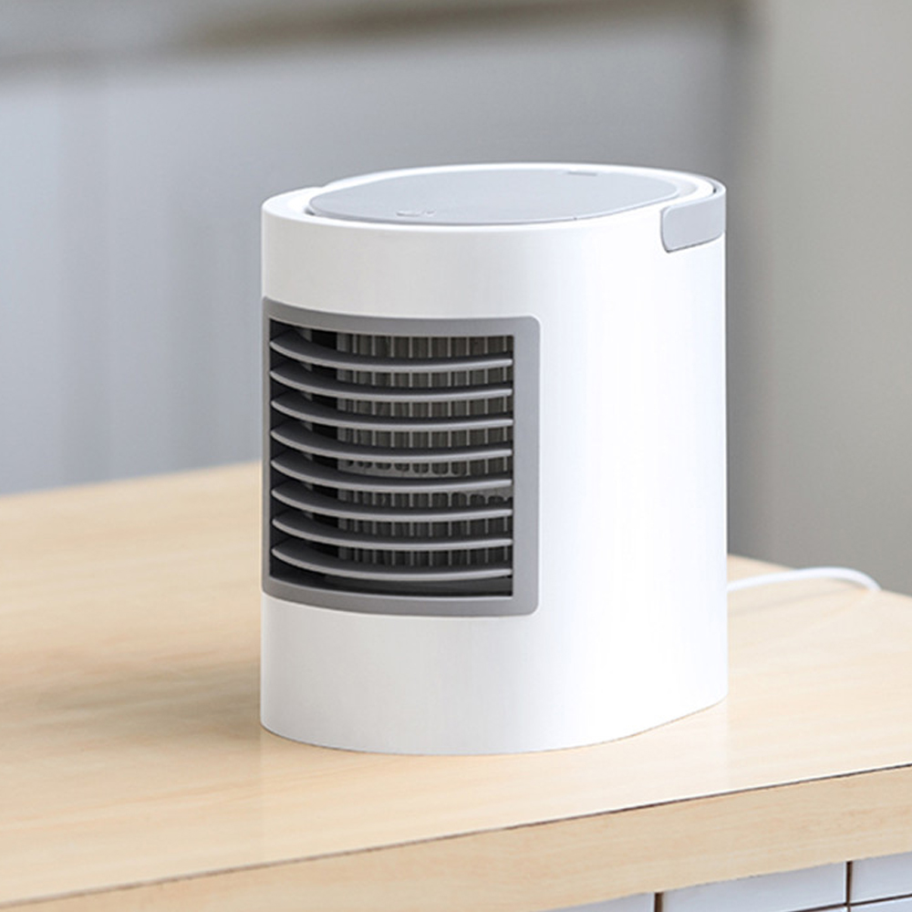 

Elliptical Water-cooled Air-conditioning USB Desktop Fan - Grey