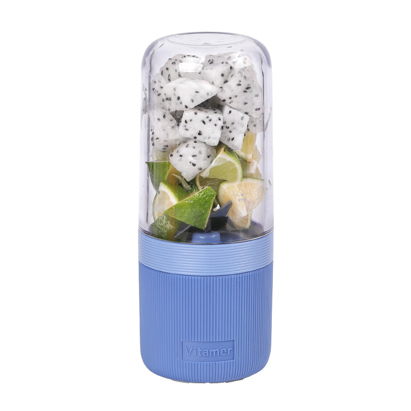 

400ml Portable Multi-purpose Electric Fruit Juicer - Blue