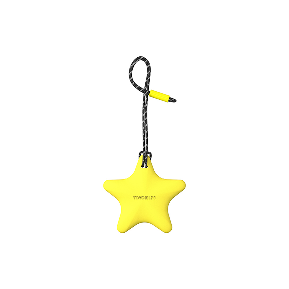 YOYOISLES For AirTag  EVA Protective Case with Lanyard No-Signal-Blocking Design - Yellow