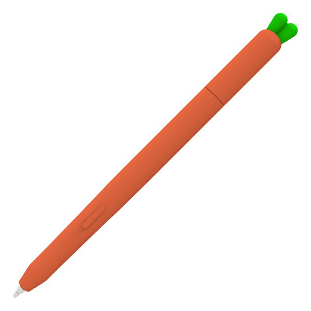 LOVE MEI For Samsung Galaxy Tab S11 / S11 Ultra S Pen Sleeve Carrot-Shaped Stylus Protective Case - Orange