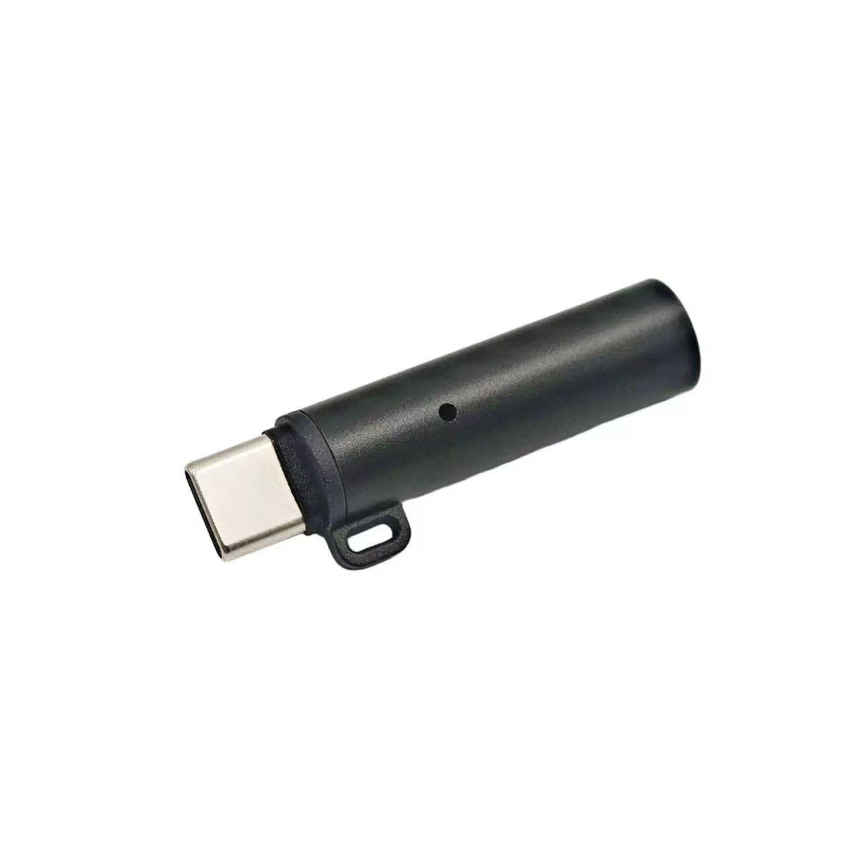 Flameless Type-C Cigarette Lighter without Bult-in Battery Portable Blowing Sensor Igniter - Black