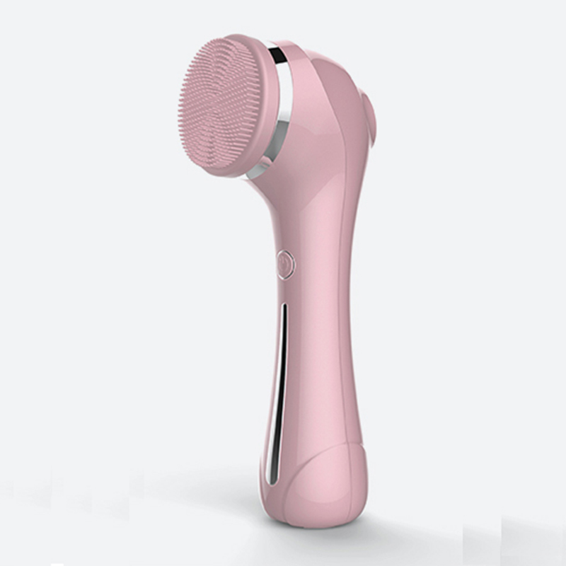 

Electric Face Cleanser USB Аккумуляторная Массаж Лица Силиконовая Кисть Дом Использование Красоты Устройство Для Ухода За Кожей - Розовый