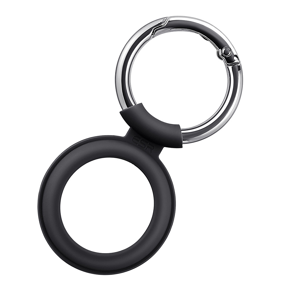 

Soft Silicone Protective Case for AirTags - Black, AirTag