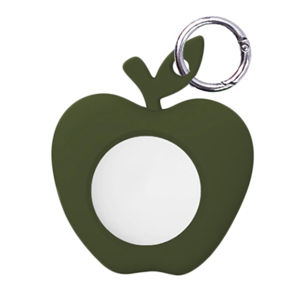 

Симпатичные Фруктовые Формы Силиконовые Защитные Чехол Для Локатора Apple Airtag - Армейский Зеленый, AirTag