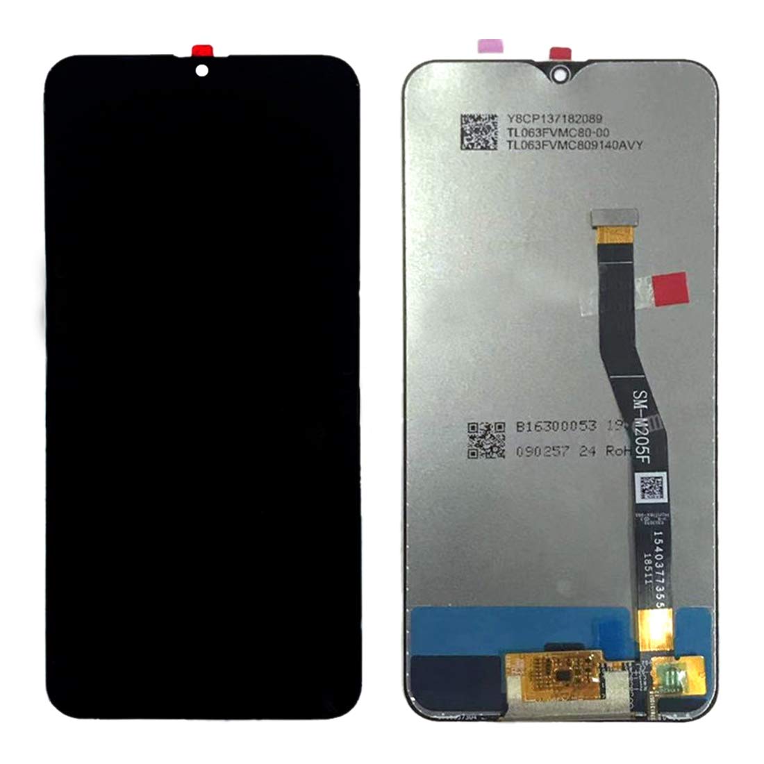 

OEM LCD Screen and Digitizer Assembly Part for Samsung Galaxy M20 M205 - Black, Galaxy M20