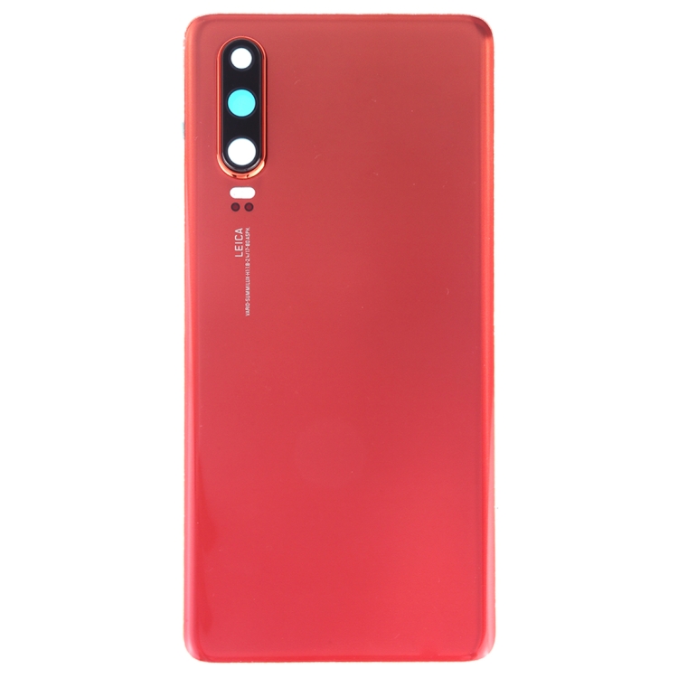 For Huawei P30 OEM Back Battery Housing [with Camera Lens Ring Cover] - Orange