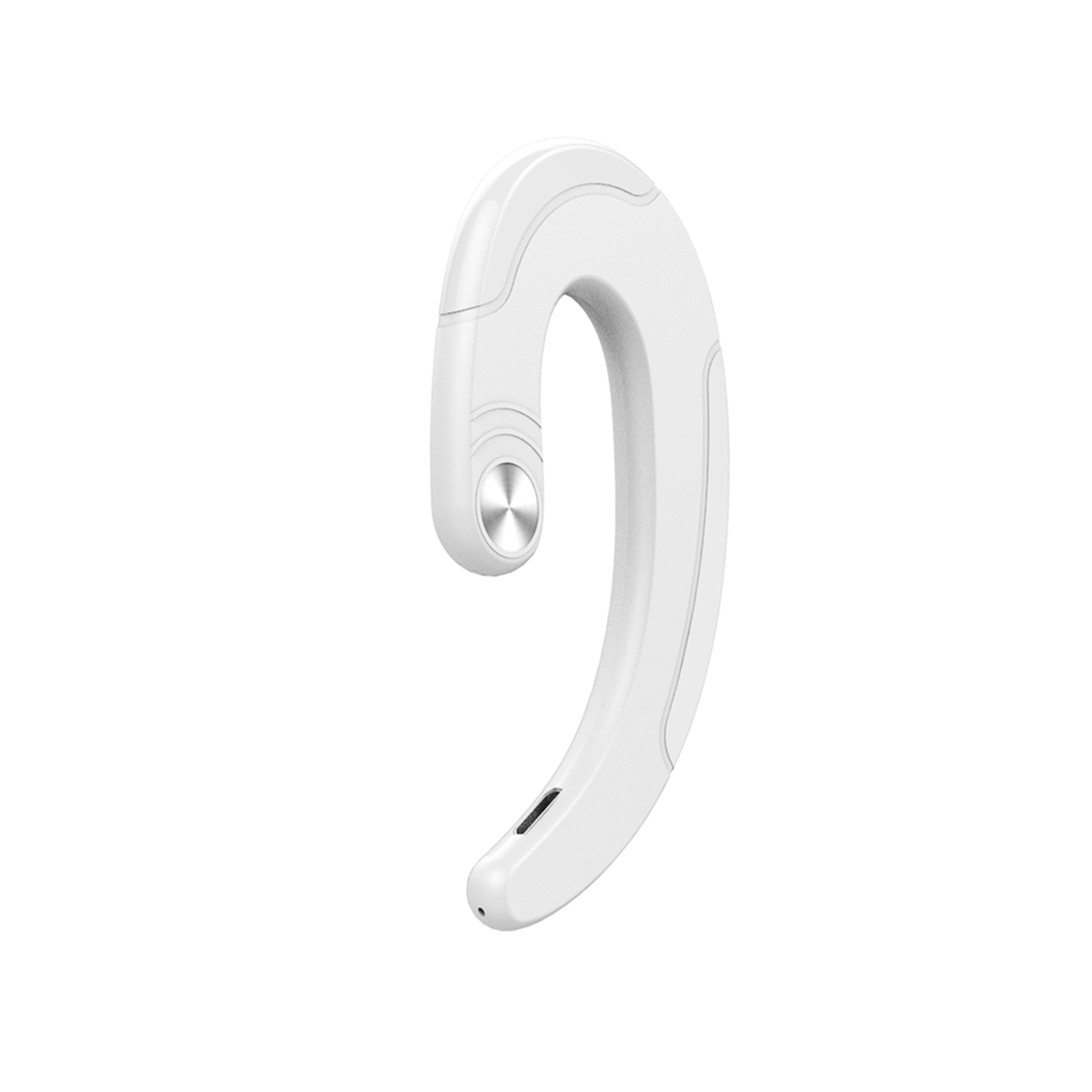 

White - Sports Wireless Bluetooth Stereo Headphone Headset, iPhone 12 mini