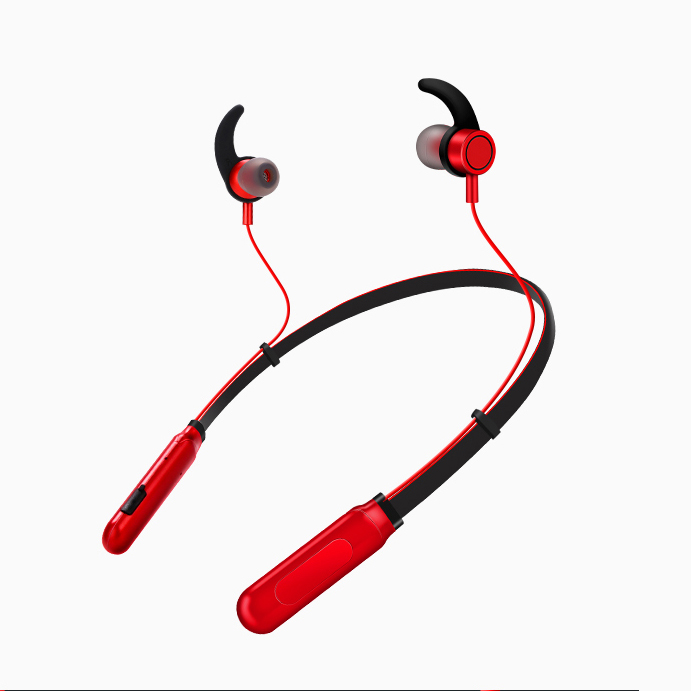 

M9 Heel-Band In-Ear Magnetic Беспроводной Bluetooth 4.2 Стерео-гарнитура С MIC Для IPhone Samsung - Красный, iPhone 12 mini
