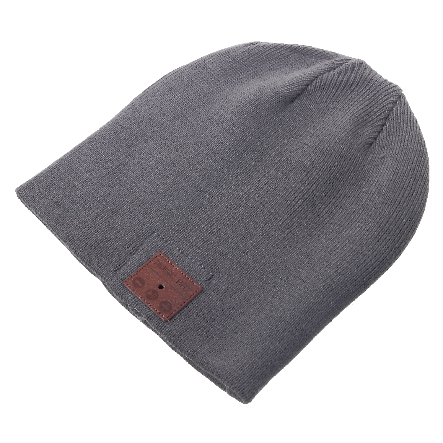 

Bluetooth 4.2 Stereo Sports Headphone Warm Winter Knitted Hat with Microphone - Light Grey, iPhone 12 mini