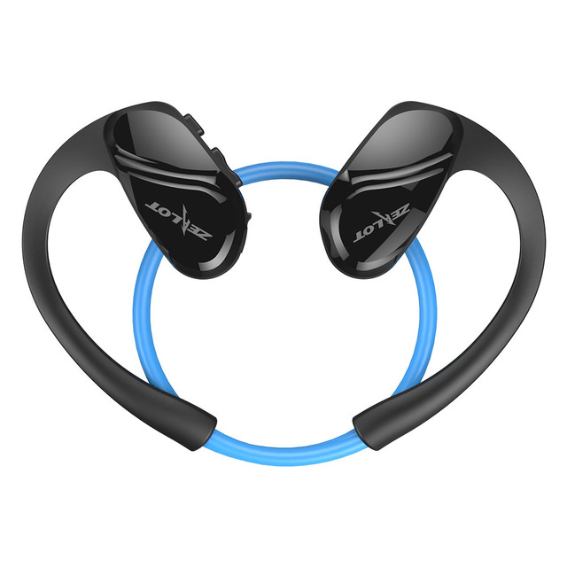 

ZEALOT H6 Sports Bluetooth Earphone Sweat-proof Wireless Stereo Headset with Mic - Blue, iPhone 12 mini