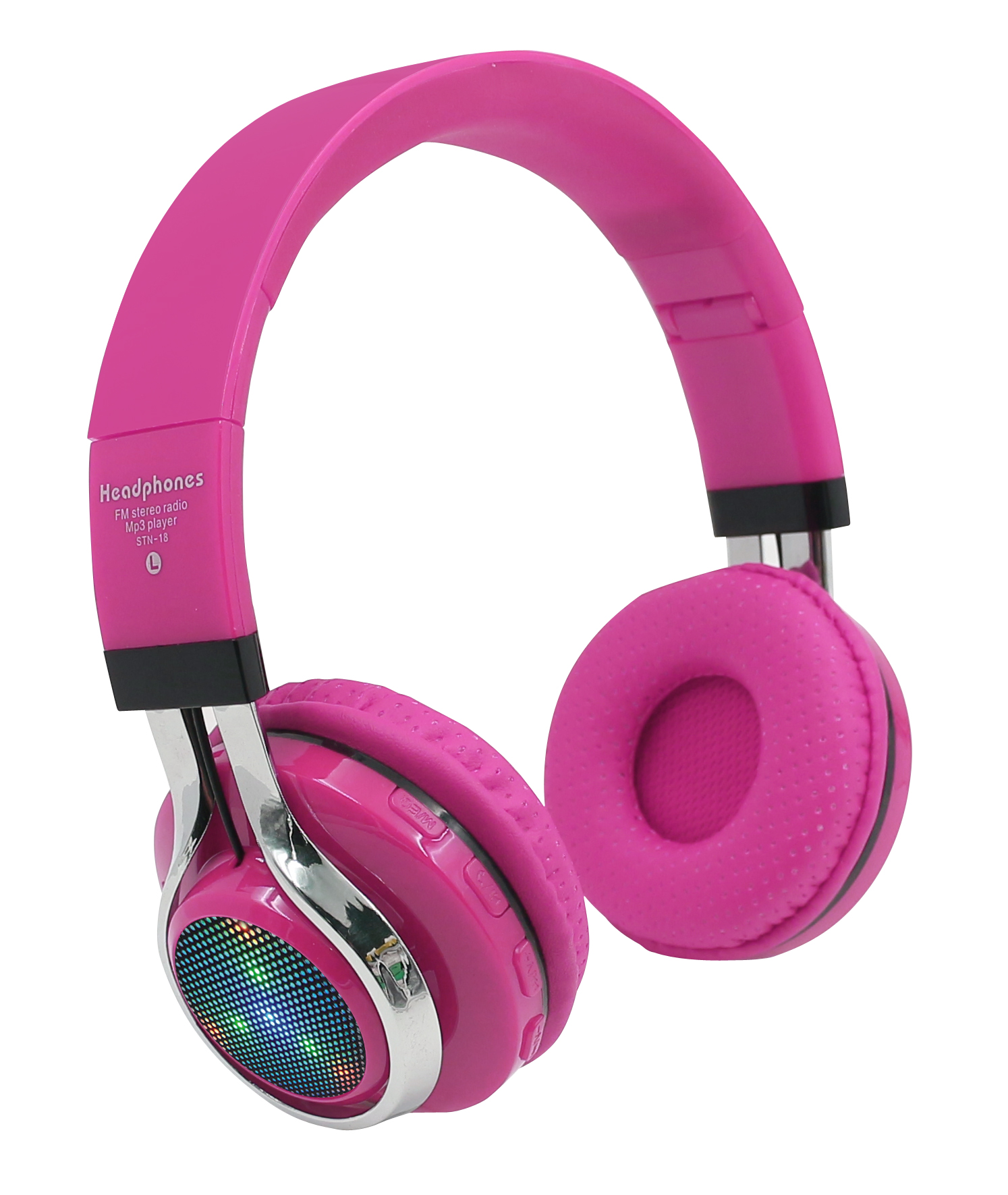 

Foldable Bluetooth 5.0 TF Card Playback Over-ear Wireless Headsets - Rose, iPhone 12 mini