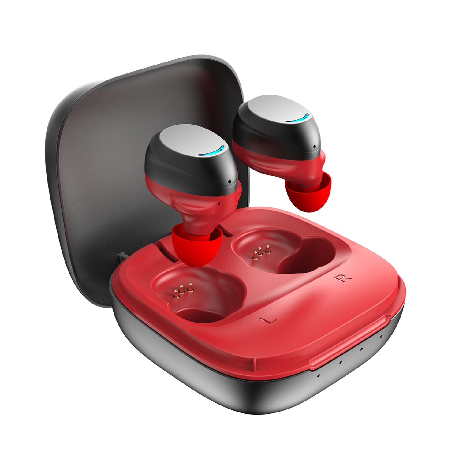 

U9 TWS Wireless Bluetooth Headset Waterproof Sports Headphones - Red, iPhone 12 mini
