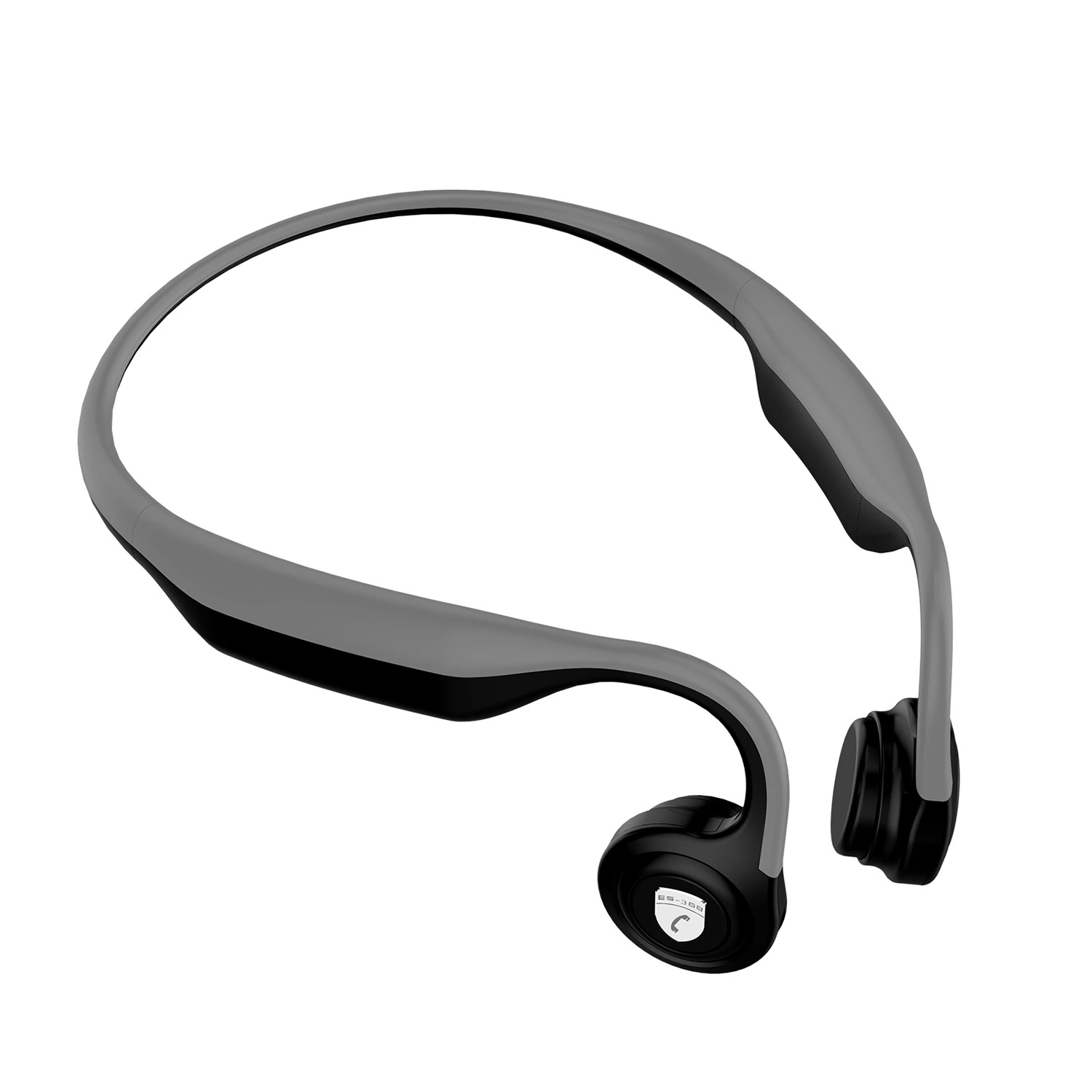 

ES-368 Bone Conduction Headphones Wireless Bluetooth Sports Headset - Grey, iPhone 12 mini