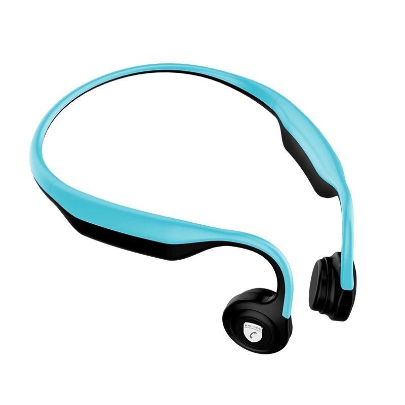 

ES-368 Bone Conduction Headphones Wireless Bluetooth Sports Headset - Baby Blue, iPhone 12 mini