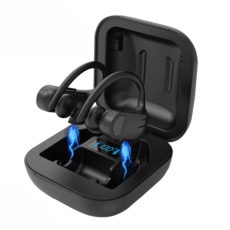 

B1 LED Digital Display Wireless Bluetooth Headsets Водонепроницаемые Наушники Наушники, iPhone 12 mini