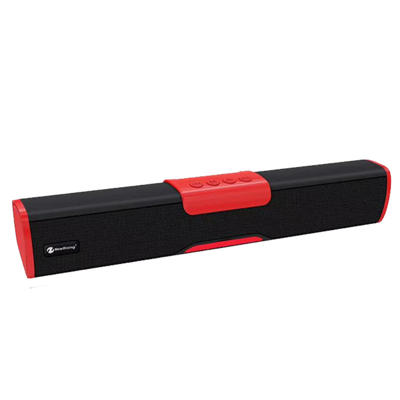 

Стерео Bluetooth 5.0 Беспроводной Динамик Поддержки FM Radio TF Card Aux - Красный, iPhone 12 mini