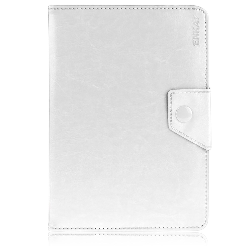 

ENKAY ENK-7040 Universal Crazy Horse Leather Stand Cover for Tablet PCs, Size: 20-23.5 x 12-15cm - White
