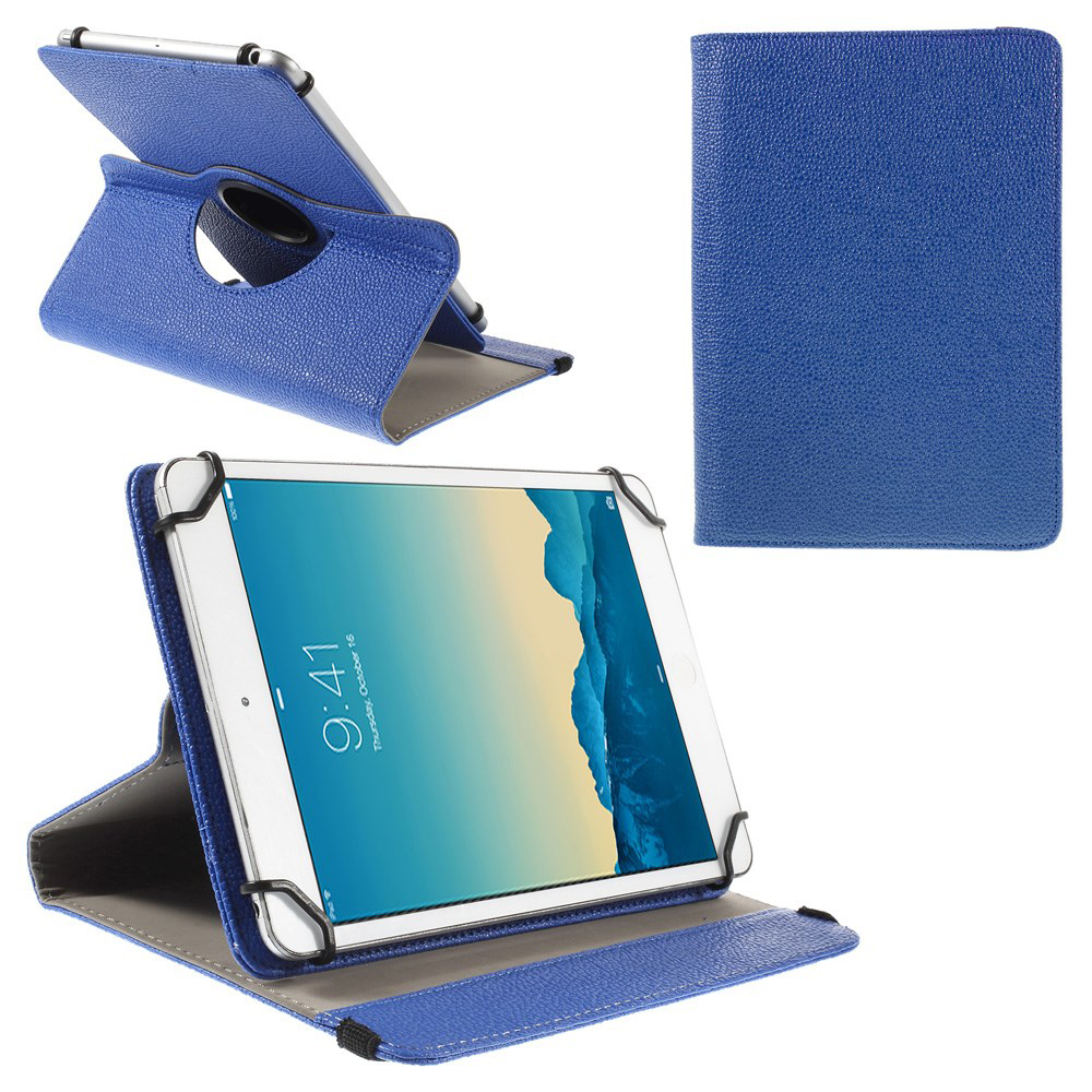 

Rotary Stand Leather Cover for iPad Samsung Tablet PCs Retractable Size: 8 - 13.5cm(W), 15 - 20.3cm(L) - Dark Blue, iPad Mini 2