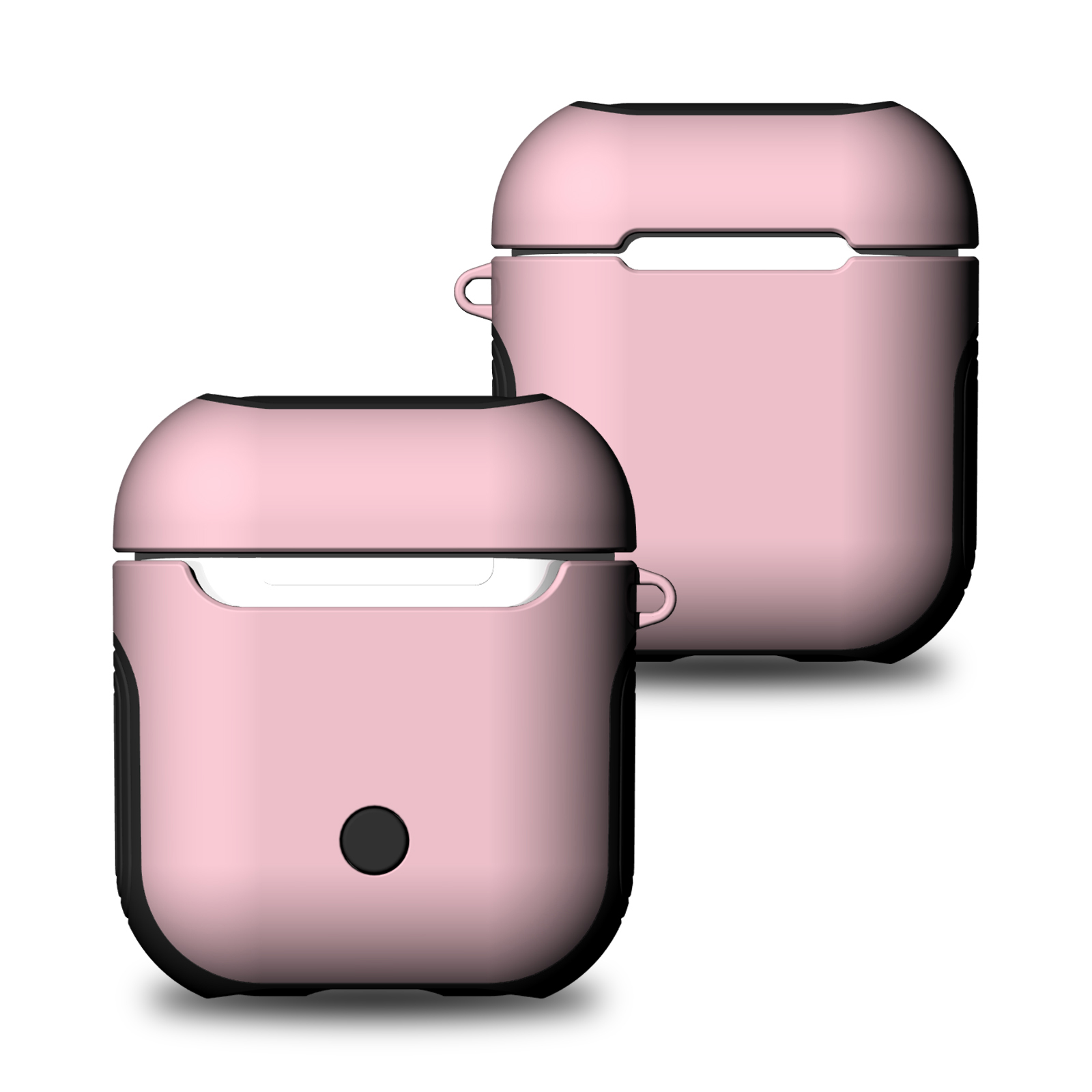 

Shock-proof TPU + PC Protective Cover Shell Case for Apple AirPods with Charging Case (2016) - Pink, Apple AirPods with Charging Case (2016)