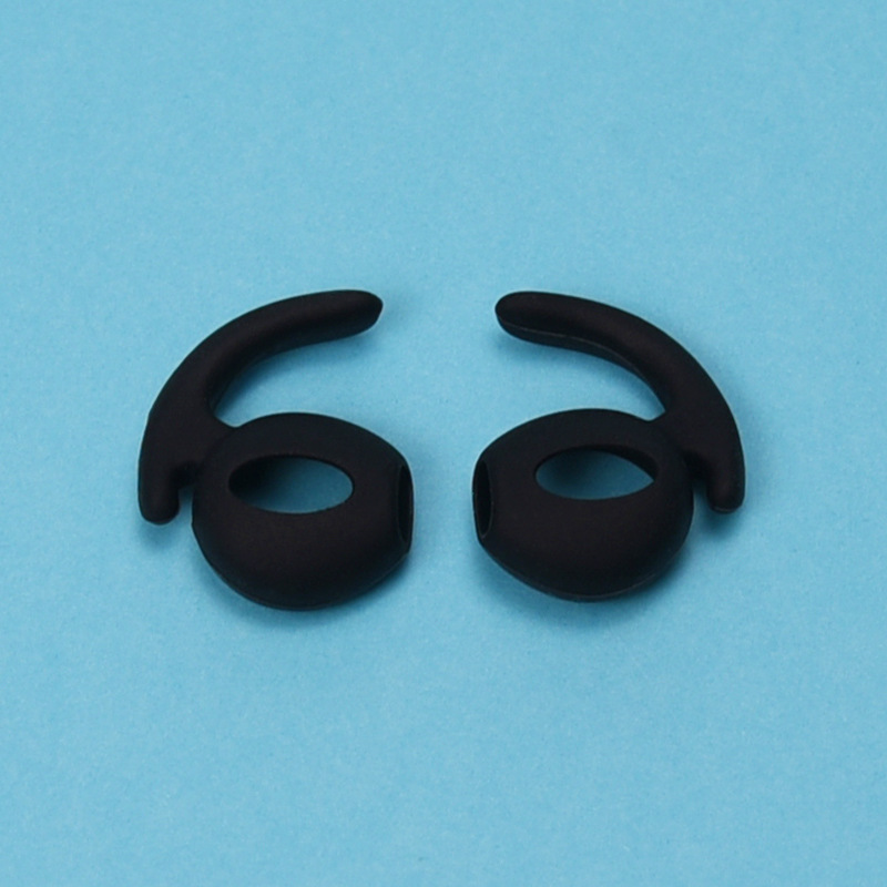 

5 Пары/установленные Силиконовые Крючки Для Ушей Кожи Для Apple Airpods - Черный, Apple AirPods with Charging Case (2019)
