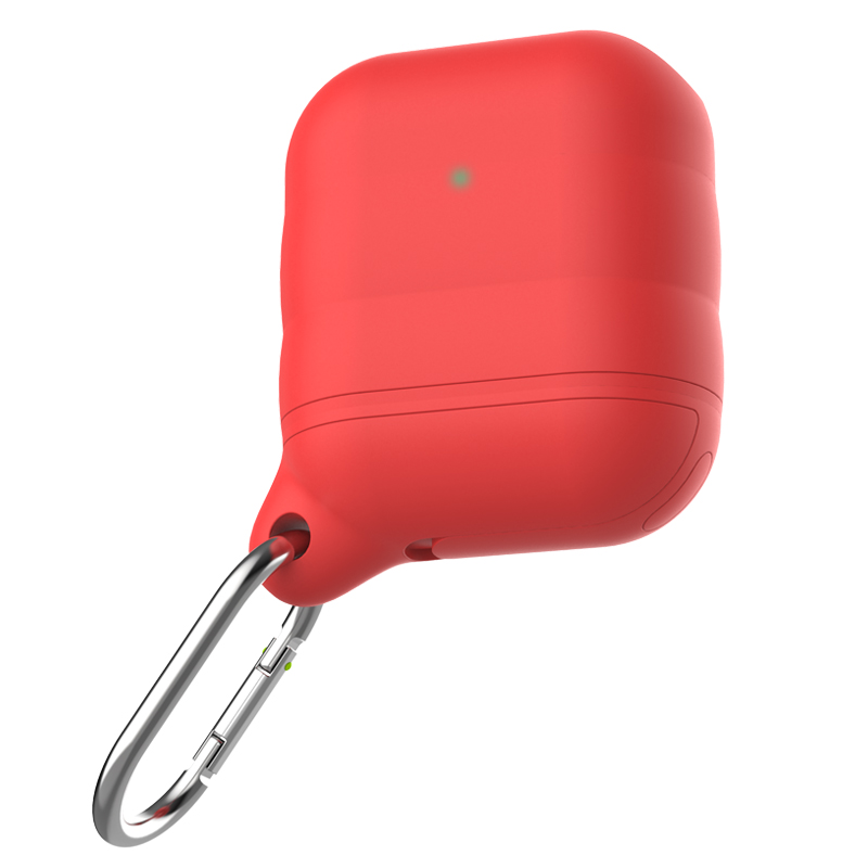 

Waterproof Silicone Protection Case for AirPods with Charging Case (2016) / (2019) / Wireless Charging Case (2019) - Red, Apple AirPods with Charging Case (2016)
