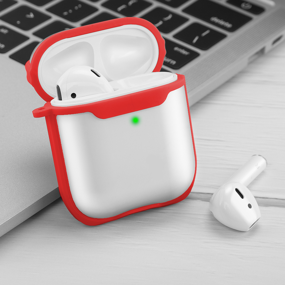 

PC Clear Frosted Case for Apple AirPods with Wireless Charging Case (2019) / AirPods with Charging Case (2019) (2016) - Red, Apple AirPods with Wireless Charging Case (2019)