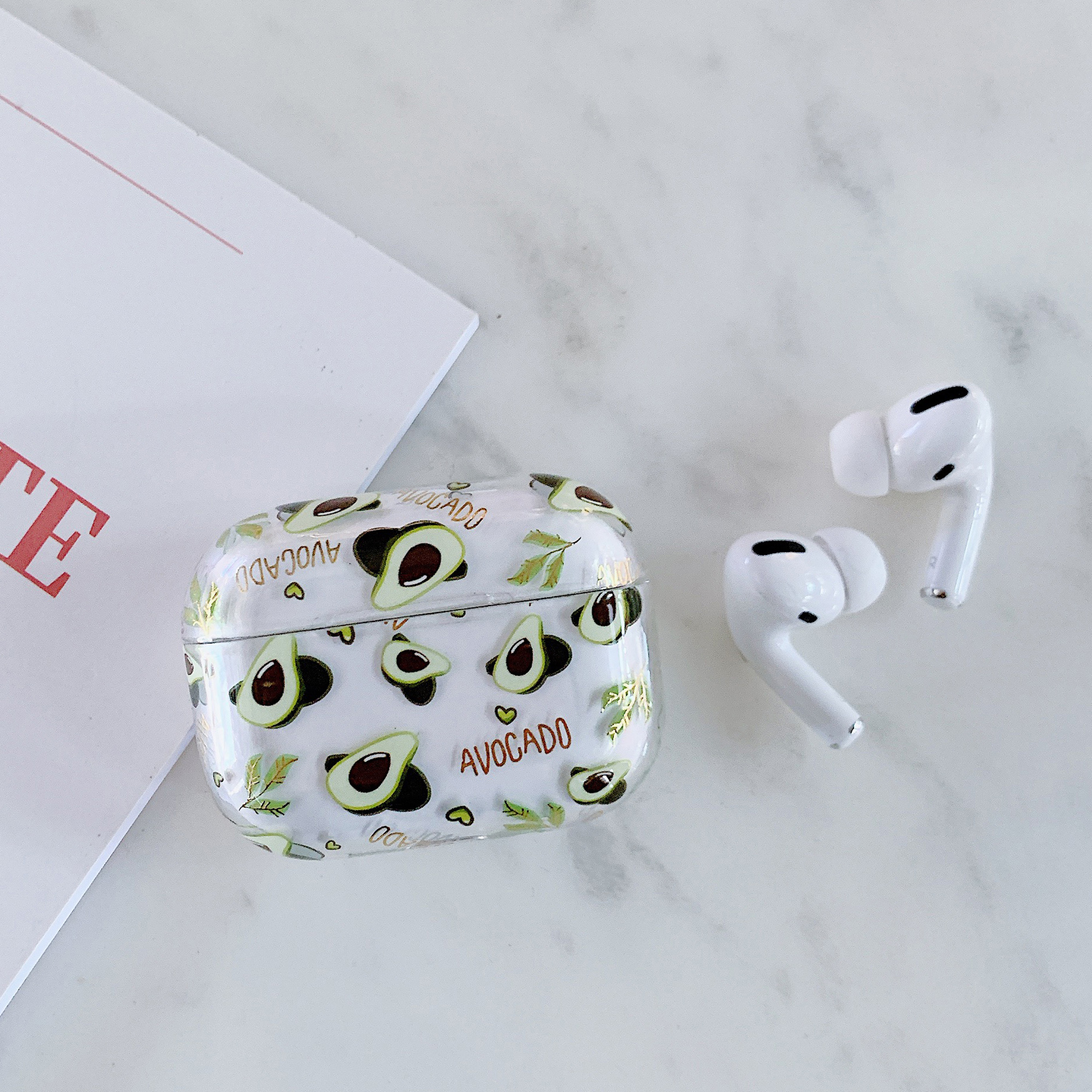 

Шаблон Печати TPU Case Для Apple Airpods Pro - Авокадо, AirPods Pro