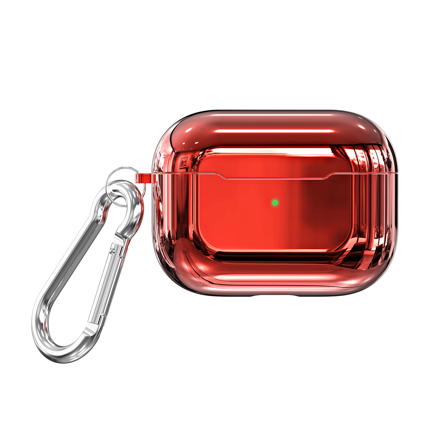 

Чулпленый Чехол Для Наушников TPU Для Apple Airpods Pro - Красный, AirPods Pro