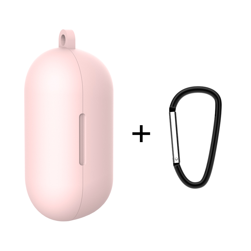 

Silicone Protective Earphones Case with Hanging Hook for HAYLOU GT1 Earphone - Pink, Other Phone Models