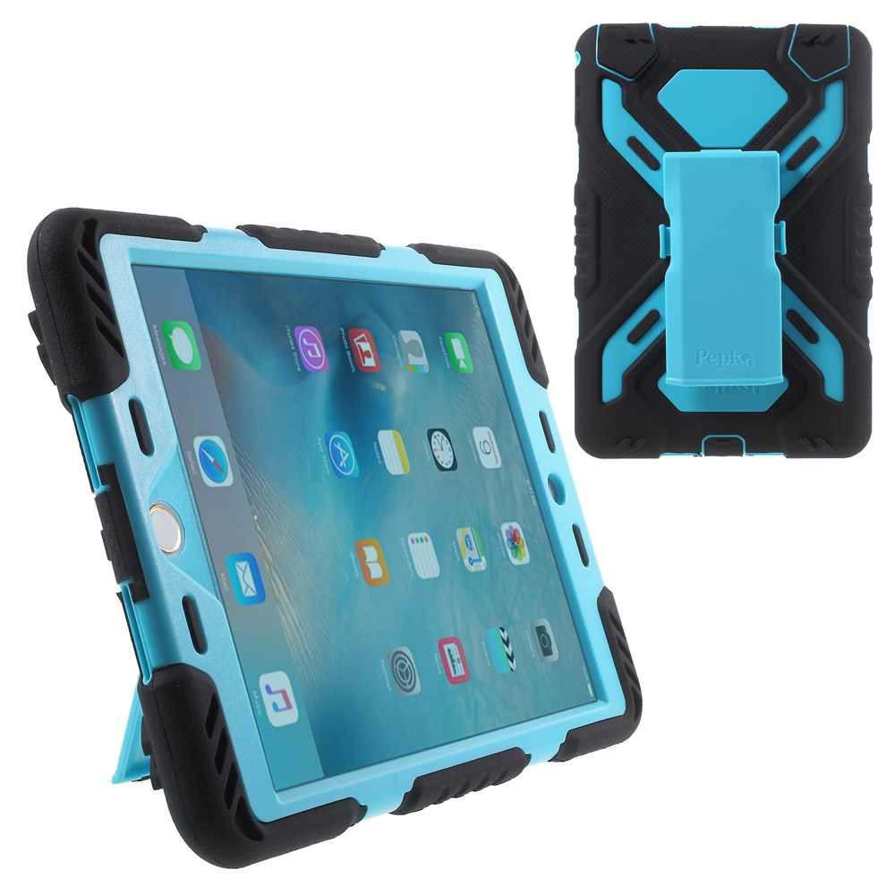 

Peppoo Spider Series Extreme Heavy Duty PC Silicone Case Для IPad Mini 4 - Синий / Чернить, iPad mini 4