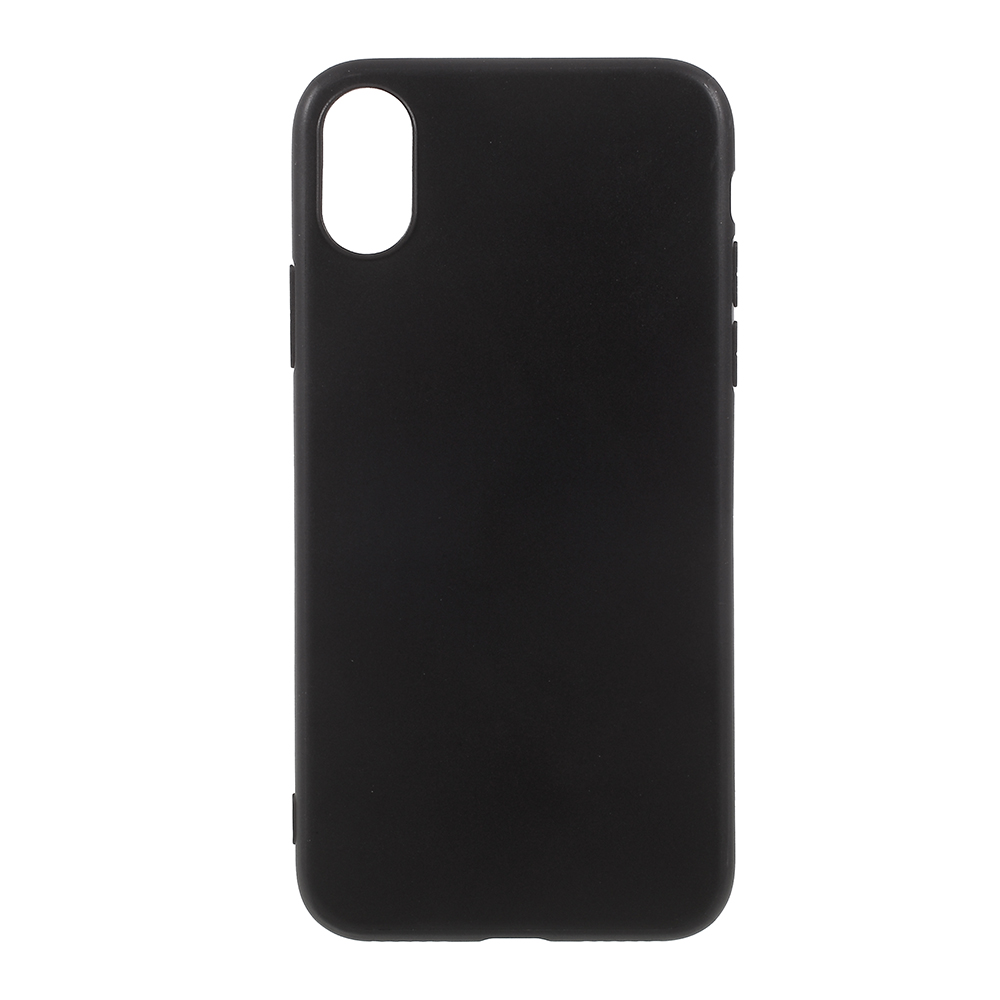 

Matte Anti-scratch TPU Phone Cover for iPhone XS / X 5.8 inch - Black, iPhone XS 5.8 inch