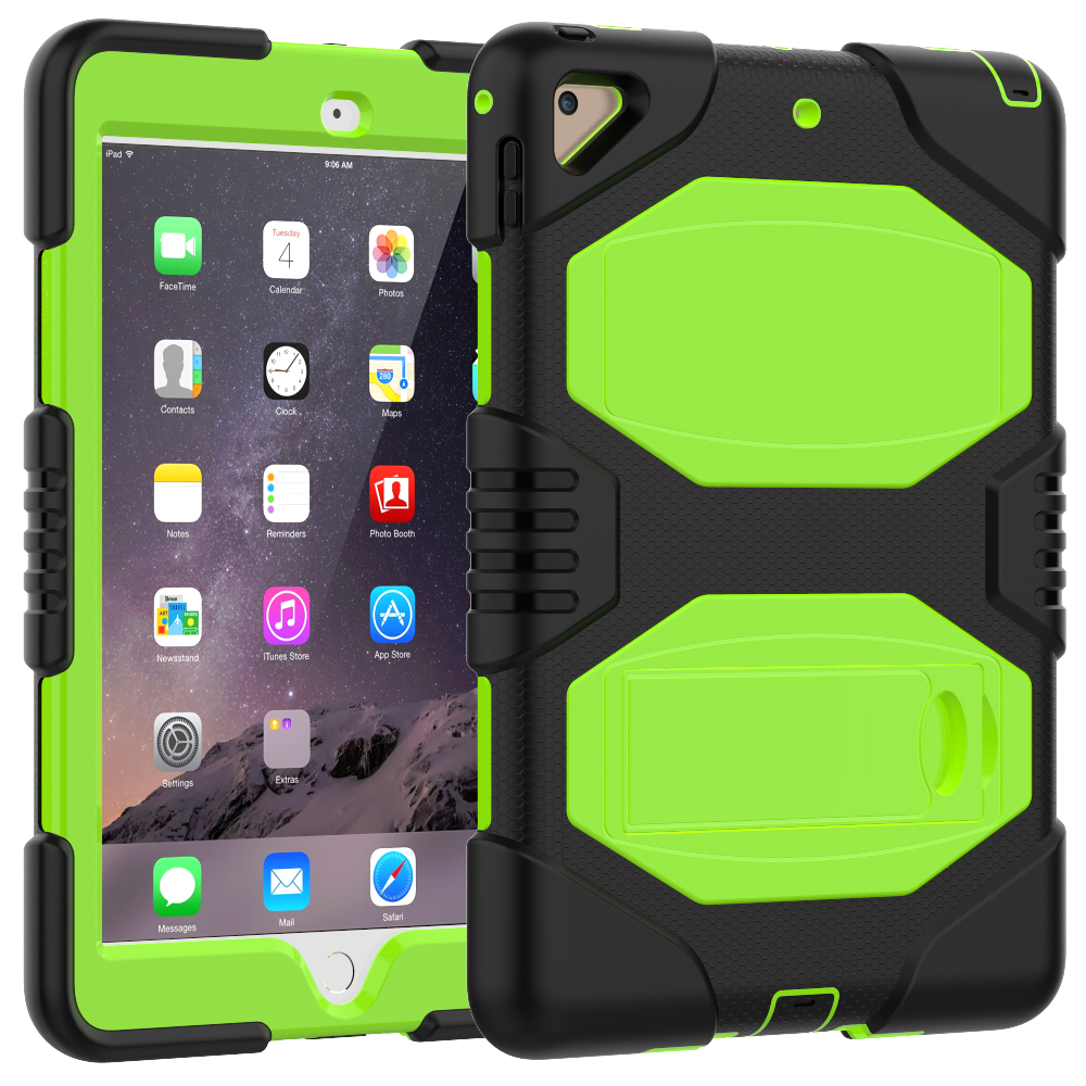 

Armor Defender Kickstand PC Silicone Tablet Shell Для IPad Pro 9,7 Дюйма (2016) - Зеленый, iPad Pro 9.7 inch (2016)