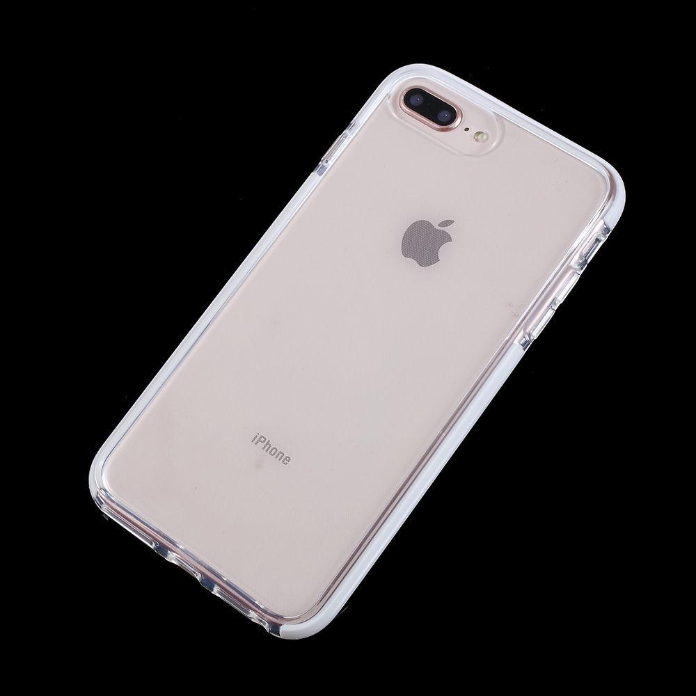 

Bi-color Drop-proof TPU Phone Cover for iPhone 8 Plus / 7 Plus / 6s Plus / 6 Plus 5.5 inch - White, iPhone 8 Plus 5.5 inch