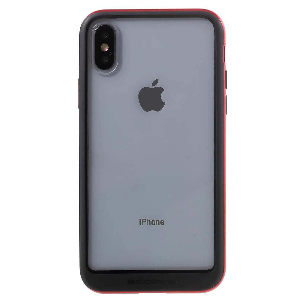 

Меркурий Goospery Съемный Акриловый PC Hybrid Case Для IPhone X / XS - Красный, iPhone X