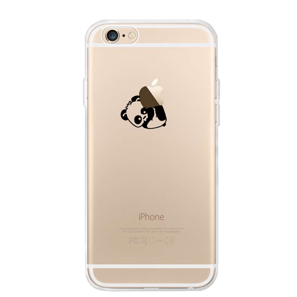 

Pattern Print Price CoSing TPU Counds Для IPhone 6s / 6 4,7 Дюйма - Панда Поднимает Яблоко, iPhone 6s 4.7-inch